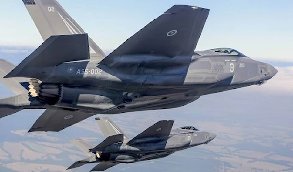 Two Lockheed Martin Corp F-35 stealth fighter jets fly during a display. (Reuters)