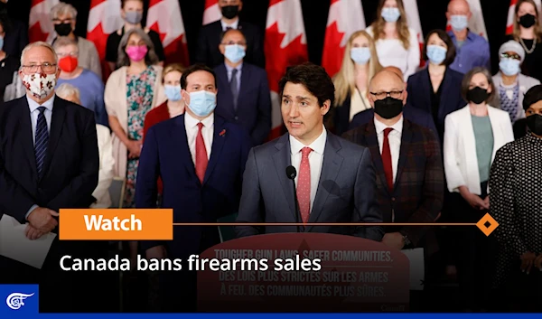 Canada bans firearms sales