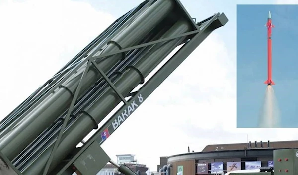 A Barak-8 launcher on display at the Paris Air Show in June 2015 (AIN)