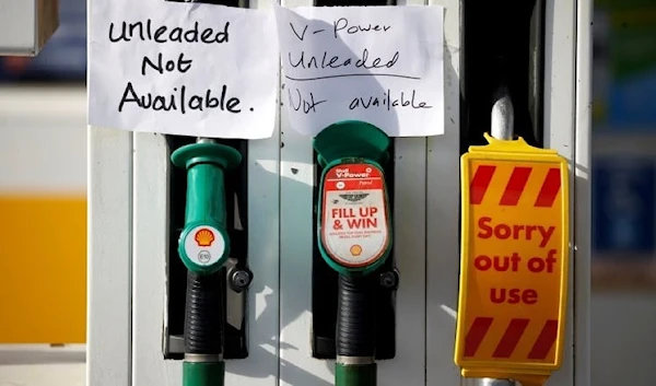 Gas pumps ran dry on Friday at stations across the UK. (Reuters)