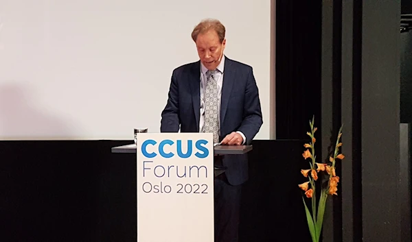 US DoE assistant sec Brad Crabtree during the CCUS forum in Oslo (via @HTuohi)