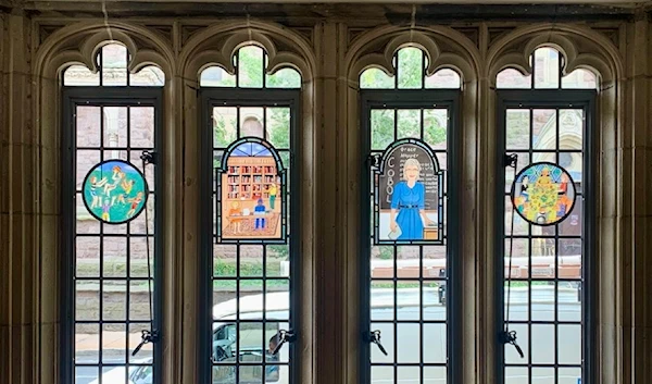 The series of stained-glass windows at Yale (Yale Alumni Magazine)