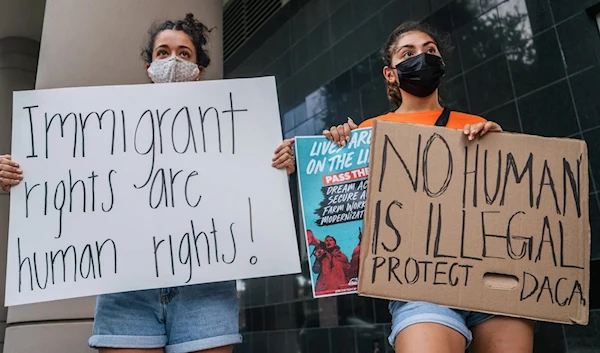 a demonstration in support of DACA outside U.S. District Court in Houston on July 19, 2021.Brandon Bell / Getty Images file.