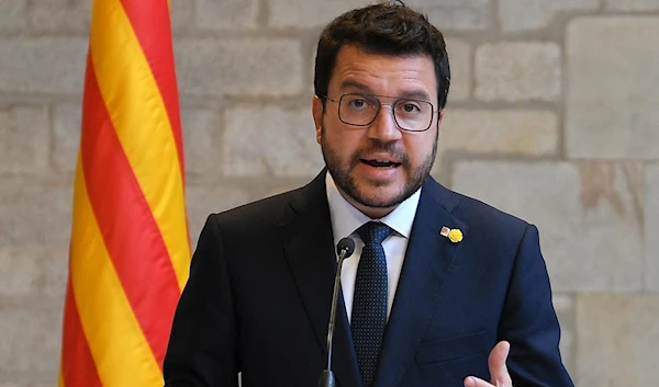 Catalan regional president, Pere Aragones. Source: LLUIS GENE/AFP/GETTY IMAGES.