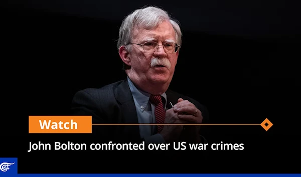 John Bolton confronted over US war crimes