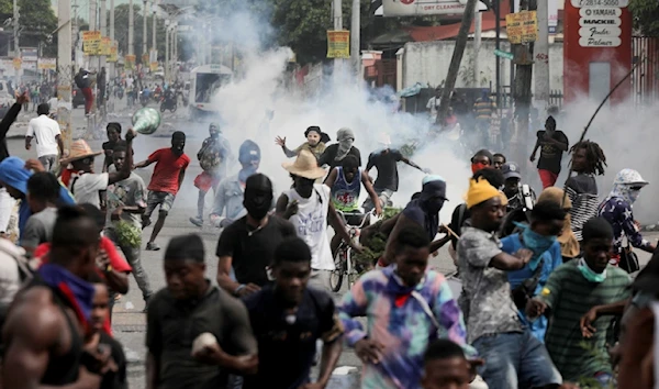 Protests in Haiti in October (Reuters)