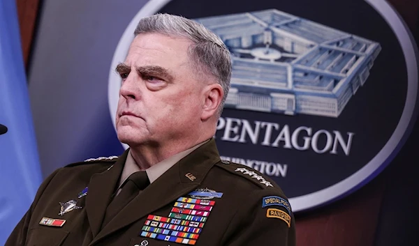 Chairman of the Joint Chiefs of Staff General Mark Milley during a news briefing at the Pentagon on July 20, 2022 (Getty Images)