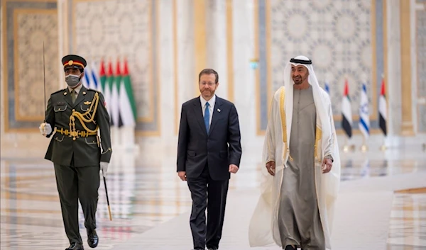 Israeli occupation's President Isaac Herzog visiting Bahrain and UAE