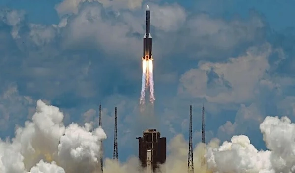 First privately built Indian space rocket launches. Source: AFP.