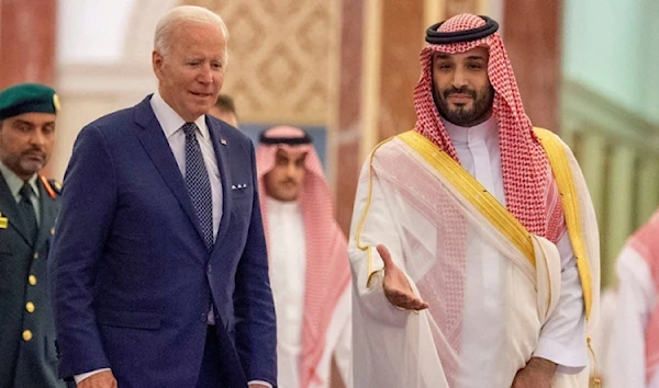 US President Joe Biden with Kingdom of Saudi Arabia Crown Prince Mohammad bin Salman (Archive)