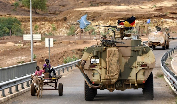 Germans soldiers on the route from Gao to Gossi, Mali. (Photo: Seyllou/AFP/Getty Images)