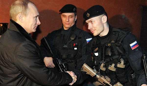 Russian FSB and President Vladimir Putin (BBC)