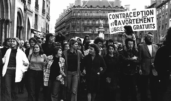 An abortion-rights protest in Grenoble, France, on May 11, 1973. (Photo: Michel Causse — Gamma-Rapho / Getty Images)