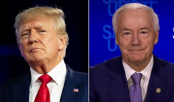 Donald Trump and Asa Hutchinson (CNN)