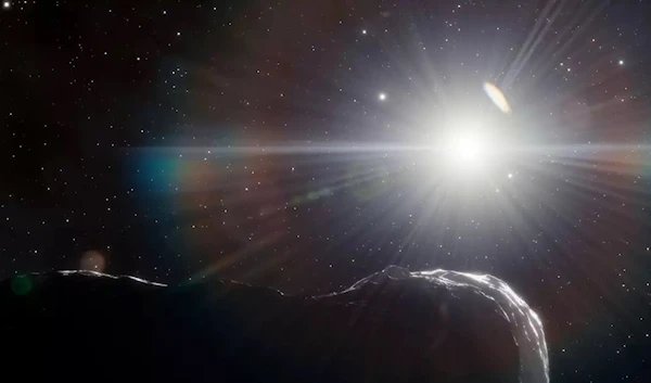 Artist’s impression of an asteroid that orbits closer to the Sun than Earth’s orbit. (Photo: DOE/FNAL/DECam/CTIO/NOIRLab/NSF/AURA/J. da Silva/Spaceengine