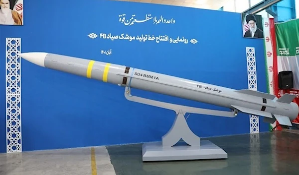 The Sayyad-4 missile (Tasnim News)