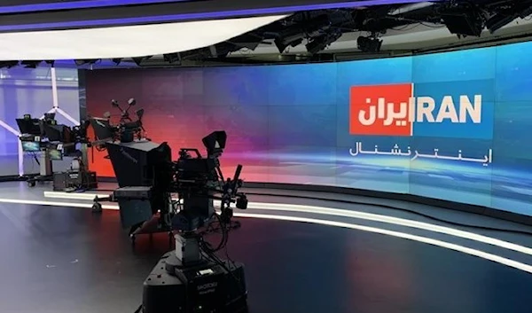 The studio of the Saudi-backed Persian-speaking channel Iran International (archive)