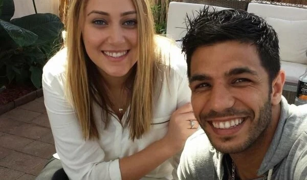 Australian boxing world champion Billy Dib, next to his wife, Sara Selim, who died in 2016 due to leukemia.