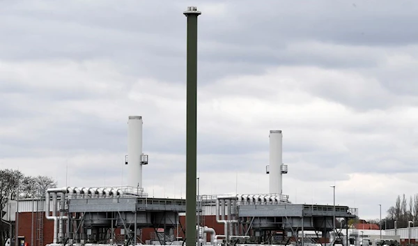 General view at a compressor station of Dutch gas company Gasunie (REUTERS)