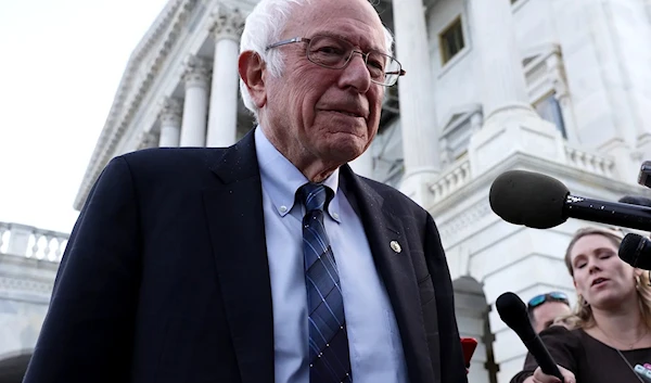 U.S. Sen. Bernie Sanders (I-VT) leaves the U.S. Capitol after a cloture vote September 27, 2022 in Washington, DC. (Getty Images)