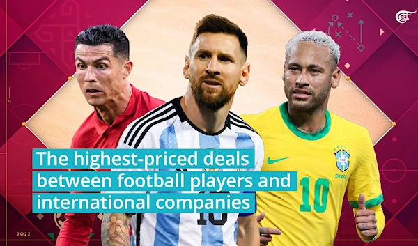 The highest-priced deals between football players and international companies