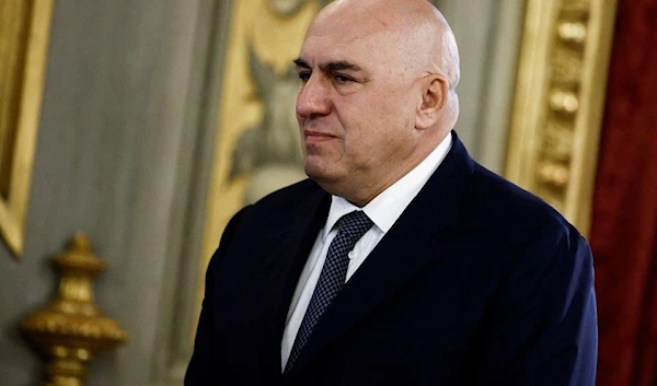 Italy's newly appointed Defence Minister Guido Crosetto looks on during the swearing-in ceremony at Quirinale Presidential Palace in Rome, Italy October 22, 2022. REUTERS/Guglielmo Mangiapane/File Photo