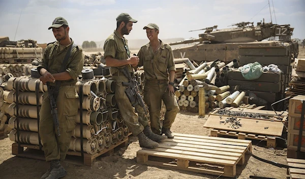 Soldiers in the Israeli occupation forces