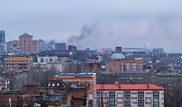 Ukrainian bombing of the city of Donetsk in the Donbass