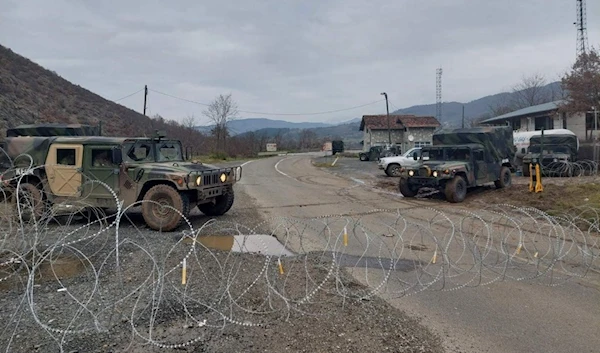 KFOR Tightens Security at Checkpoint in Northern Kosovo Over Rallying