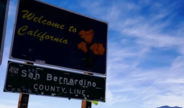 A ‘Welcome to California’ sign stands at the California-Nevada state line. (Reuters)