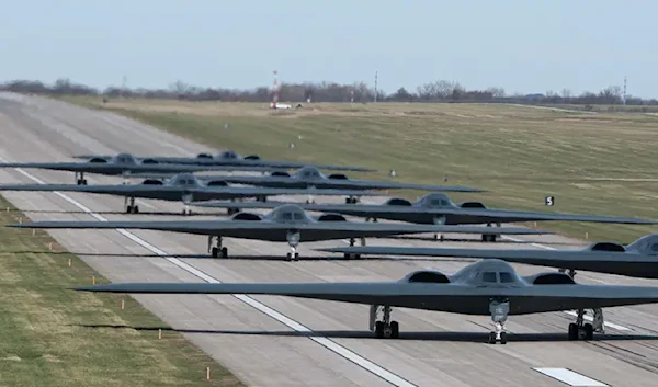 B-2 Spirit stealth bombers assigned to Whiteman Air Force Base on November 7th, 2022 (US Air Force)