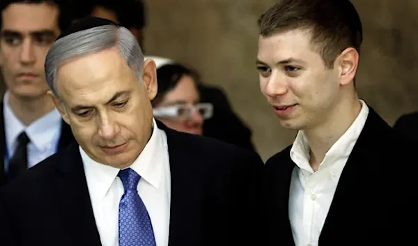 Yair Netanyahu and Benjamin Netanyahu disagree in public posts