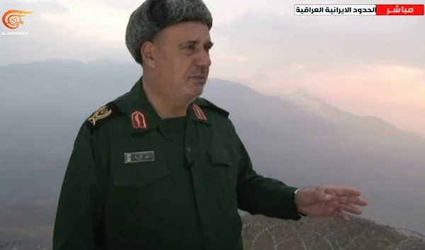 Colonel Delavar Ranjibarzadeh, a commander for the IRGC in the border town of Sardasht