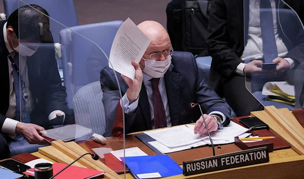 Russia’s Permanent Representative to the UN, Vasily Nebenzya