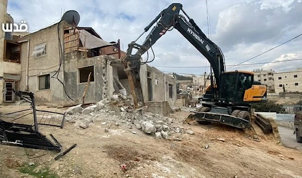 The occupation forced brothers Mohammad and Basem Shqayrat to demolish their own home