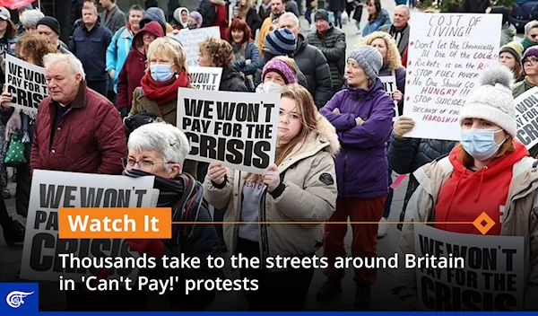 Thousands take to the streets around Britain in 'Can't Pay!' protests