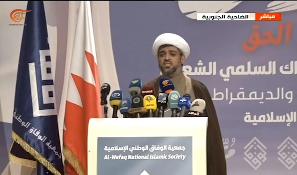 Deputy Secretary-General of the Bahraini Al-Wefaq Society, Sheikh Hussein Al-Daihi