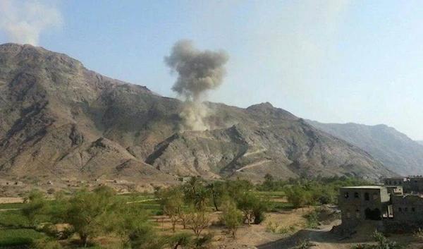 A Saudi airstrike on civilian areas in Yemen (Archive)