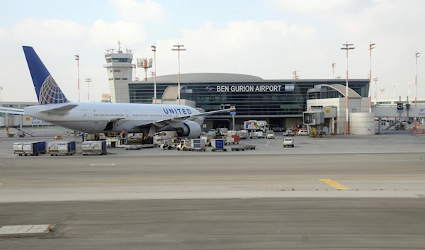 Israeli Ben Gurion Airport, Lydda, occupied Palesitne