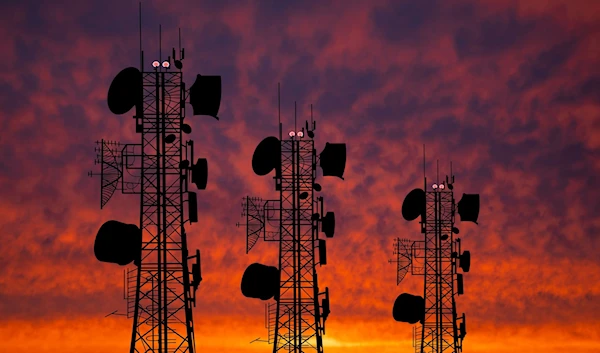 UK Communication towers in Ukraine.