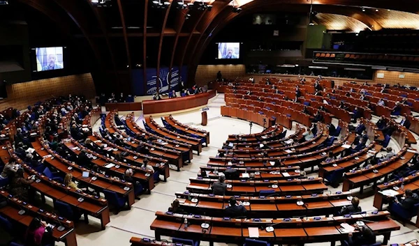 Russia has launched begins process of exiting Council of EuropUkrainian Prime Minister Denys Shmyhal addresses the Parliamentary Assembly of the Council of Europe in Strasbourg, France, March 14, 2022 (Reuters)e