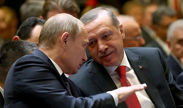 Russian President Vladimir Putin and his Turkish counterpart Recep Tayyip Erdogan