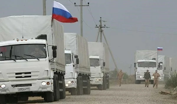 A Russian humanitarian convoy