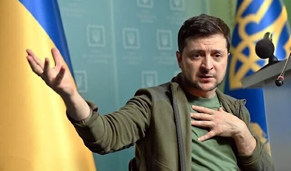 Ukrainian president Volodymyr Zelensky