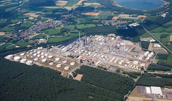 BP’s Lingen Refinery in North West Germany (Emsland) aerial view