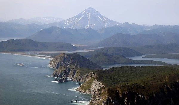 Kuril islands, a volcanic archipelago in Sakhalin Oblast in the Russian Far East.