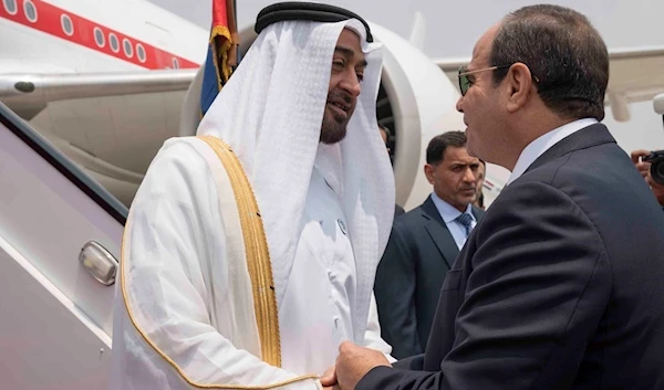 Abu Dhabi Crown Prince Mohammed bin Zayed with Egyptian President Abdel Fattah al-Sisi