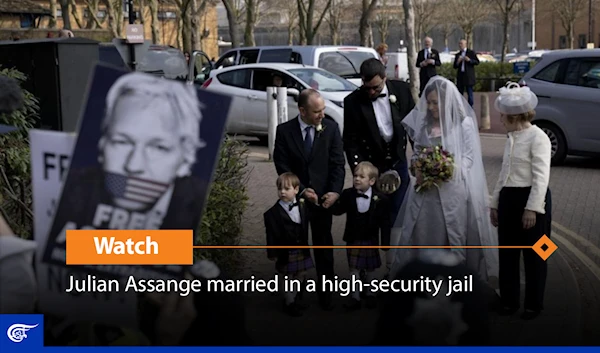 Julian Assange married in a high-security jail