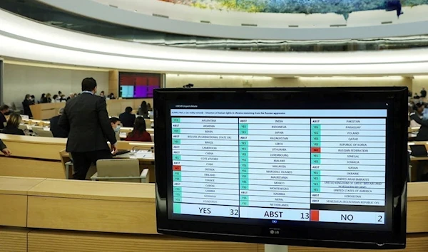 Human Rights Council votes for Russia's withdrawal from Ukraine