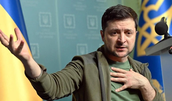 Ukraine's President, Volodymyr Zelensky